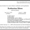 Bonfert Katharina 1911-2009 Todesanzeige